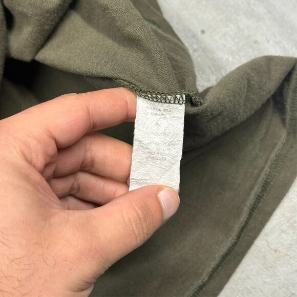 Vintage Filson T-Shirt Pocket Short Sleeve Made in USA Olive 100% Cotton XL - Picture 6 of 6